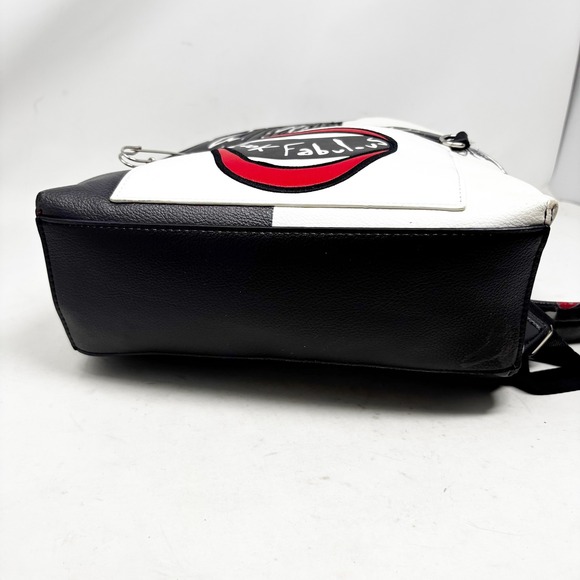 Danielle Nicole Disney Cruella De Vil Look Fabulous Mini Backpack Black White - Picture 11 of 15